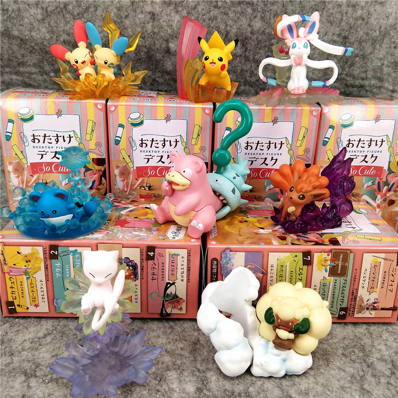 Pokemon Anime Merchandise - Pokemon Kör Kutu Oyuncaklar Kristal Taban