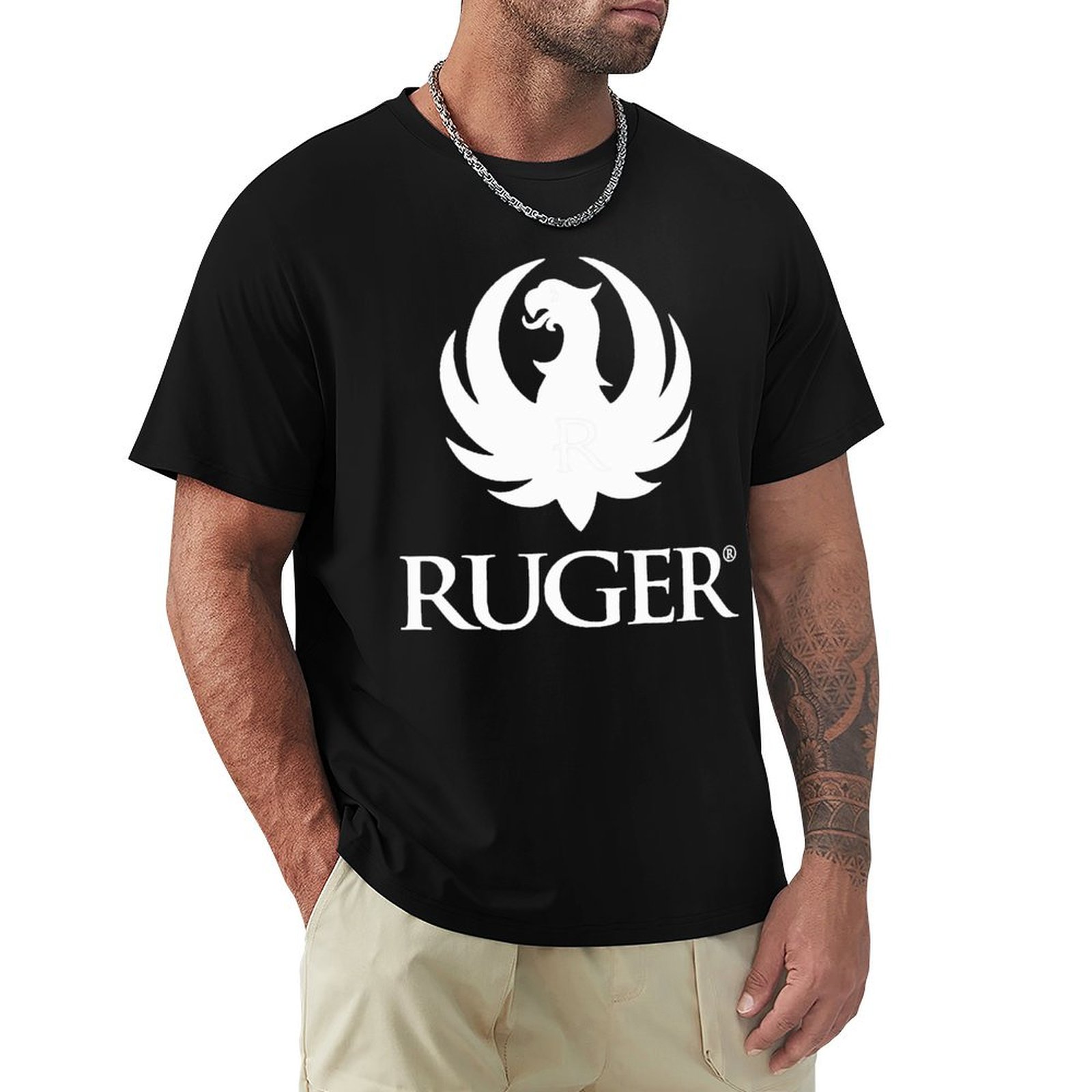 Anime Merchandise Logo - R.uger Logolu Ürünler Tişörtü, erkekler için
