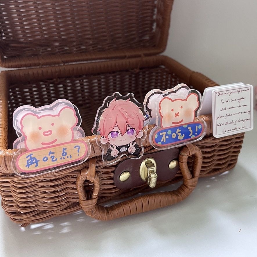 Anime Merchandise Logo - Kişiselleştirilmiş Akrilik PP Klips Özel Görsel