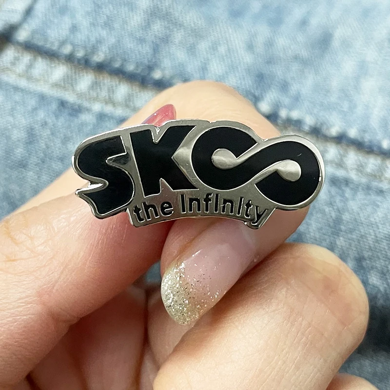 Anime Merchandise Logo - Sonsuzluk Sk8 Logo emaye Pin kaykay