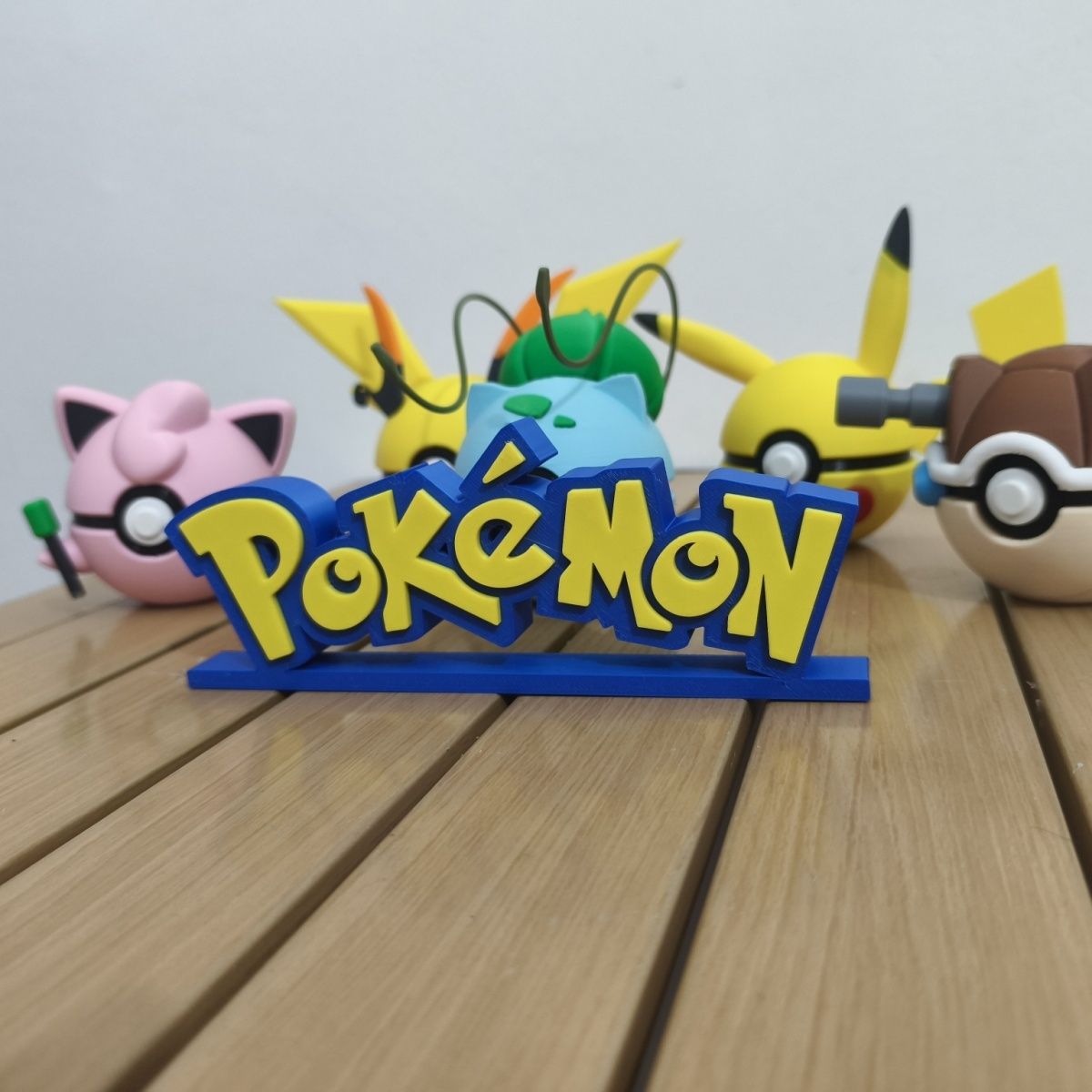 Pokemon Anime Merchandise - Pokemon standee logo baskılı yeni model