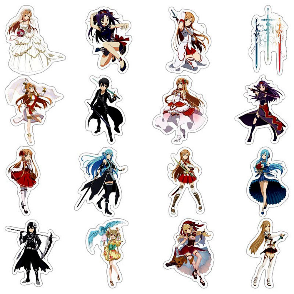 1 paket Anime Etiket Sword Art - Sticker Sheet Set incelemesi ve fiyatı