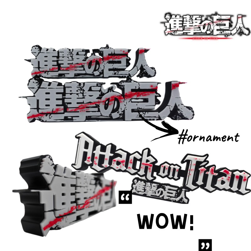 Attack on Titan Anime Ürünleri - Anime Merchandise Logo incelemesi ve fiyatı