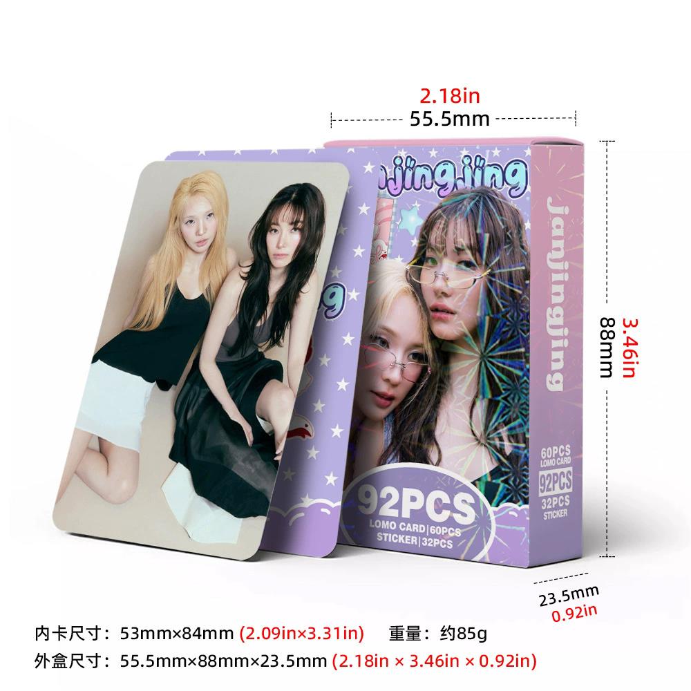 JanJingJing İdol Lomo Kart Set - Sticker Sheet Set incelemesi ve fiyatı