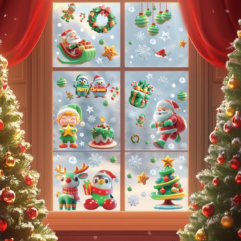 9 yaprak/set Noel Ağacı Kardan - Sticker Sheet Set incelemesi ve fiyatı